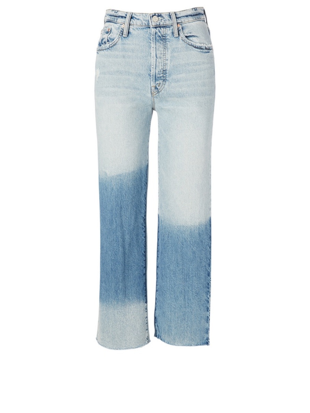 MOTHER Rambler Jeans With Ankle Fray
